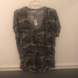 Express camo v neck t shirt